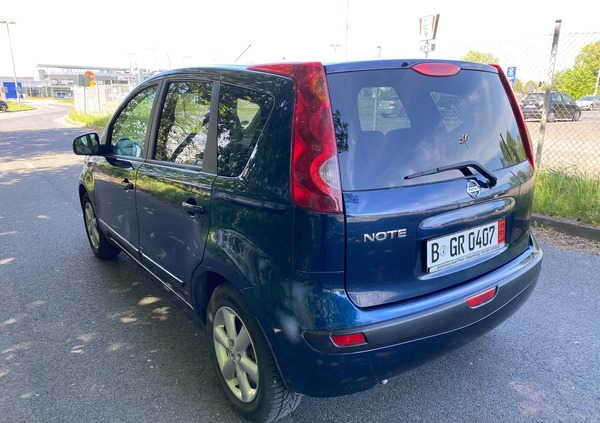 Nissan Note cena 11999 przebieg: 132500, rok produkcji 2006 z Obrzycko małe 466